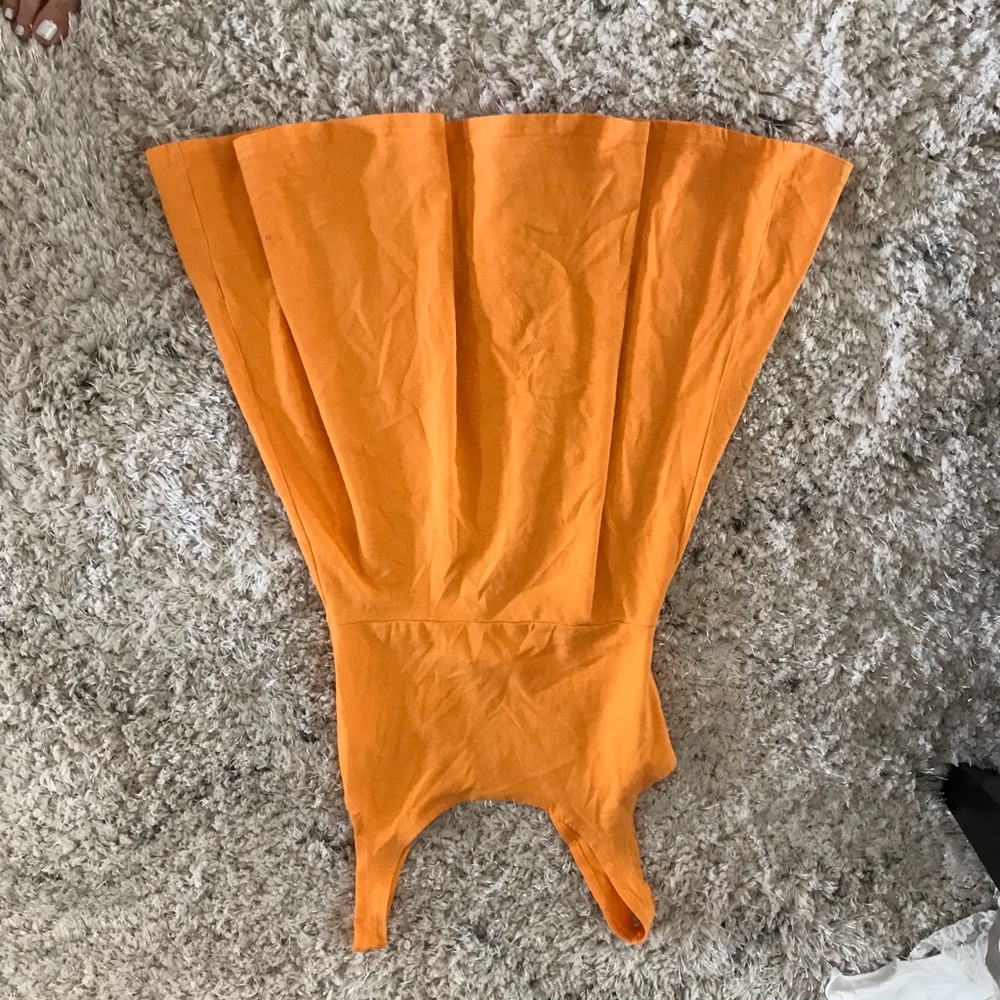 Orange summer dress